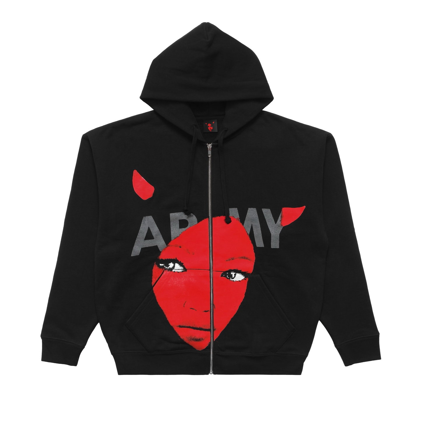 ARMY ZIP-UP HOODIE
