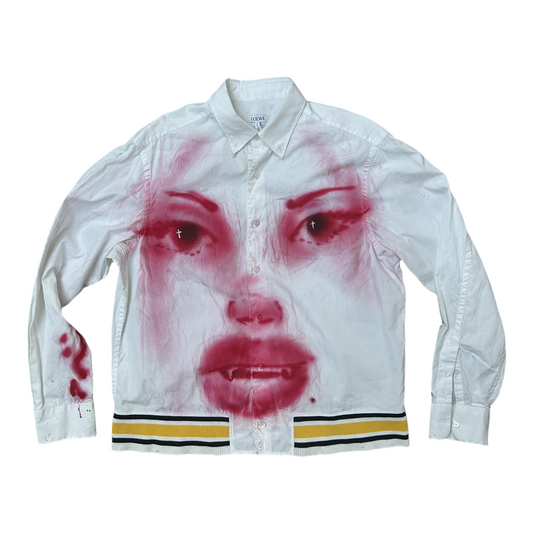 Airbrushed Loewe Varsity Button Up