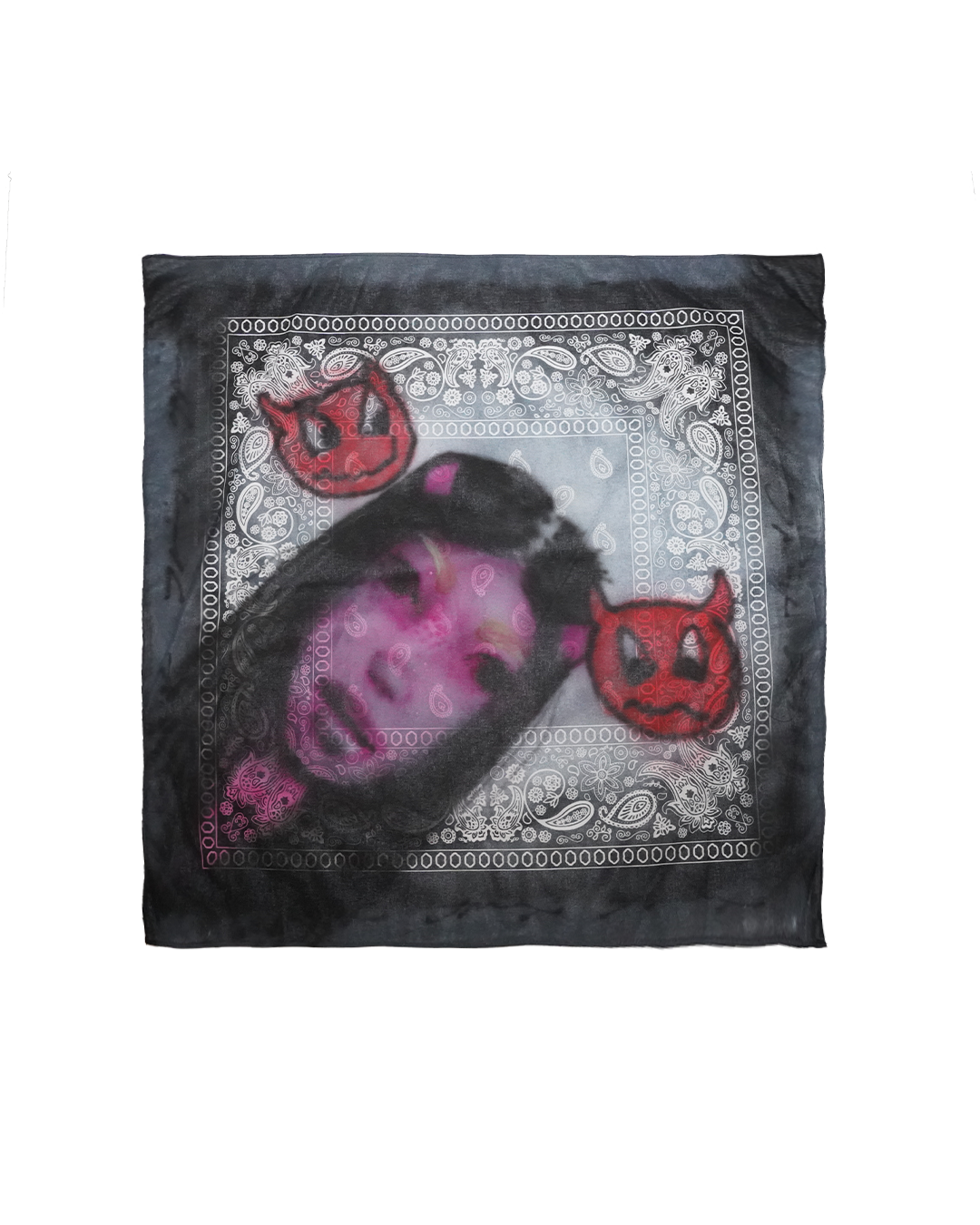 HAND PAINTED BANDANA #11